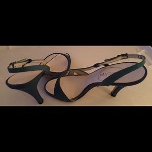 Fantura Blue Sling Back Sandal, Size 7.5
